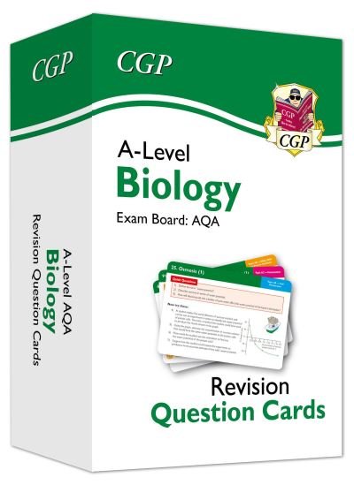Cover for CGP Books · A-Level Biology AQA Revision Question Cards - CGP AQA A-Level Biology (Hardcover bog) (2020)