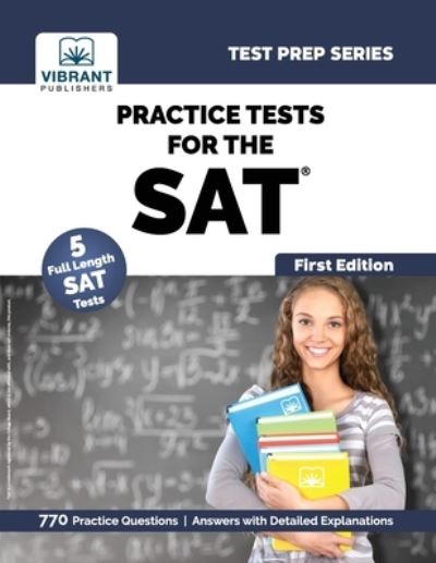 Cover for Vibrant Publishers · Practice Tests For The SAT (Paperback Book) (2020)