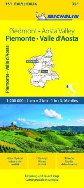 Piemonte & VA - Michelin Local Map 351 - Michelin - Bøker - Michelin Editions des Voyages - 9782067258921 - 26. oktober 2023