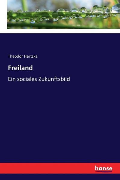 Cover for Theodor Hertzka · Freiland: Ein sociales Zukunftsbild (Paperback Book) (2017)