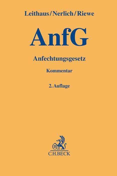 Cover for Nerlich · Anfechtungsgesetz (Buch)