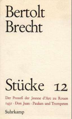 Cover for Bertolt Brecht · StÃ¼cke.12/2 Suhrkamp (Book)