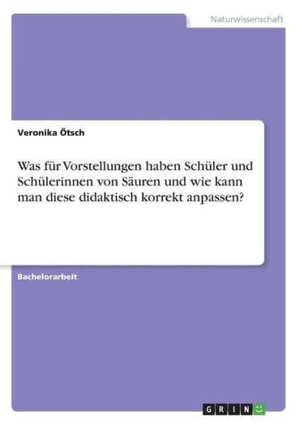 Cover for Ötsch · Was für Vorstellungen haben Schül (Book)