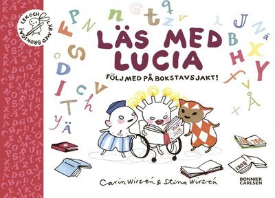 Cover for Stina Wirsén · Lek och lär med brokiga: Läs med Lucia : följ med på bokstavsjakt (Bound Book) (2019)