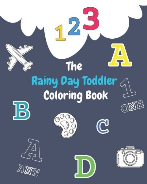 Cover for Jhoan Hanad · The Rainy Day Toddler Coloring Book (Paperback Bog) (2020)