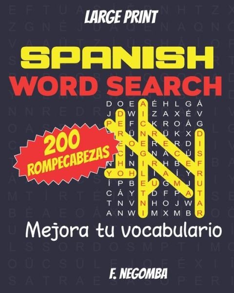 Cover for F Negomba · Spanish Word Search (Paperback Bog) (2020)