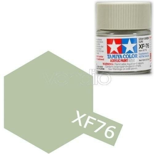 Tamiya - 81776 - Acrylfarbe Mini Xf-76 - Matt Gruen-grau - 10 Ml (HOBBY) - Tamiya - Marchandise - TAMIYA - 0000045073922 - 
