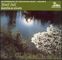 Cover for Josef Suk  · Pezzo Per Piano Op 7 (1891 93) N.1 &gt; N.6 - Kvapil Radoslav (CD)