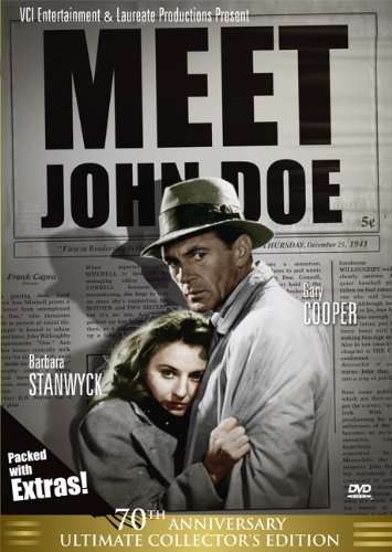 Meet John Doe: 70th Anniversary Ultimate Collector's Edition - Feature Film - Elokuva - VCI - 0089859859922 - perjantai 27. maaliskuuta 2020