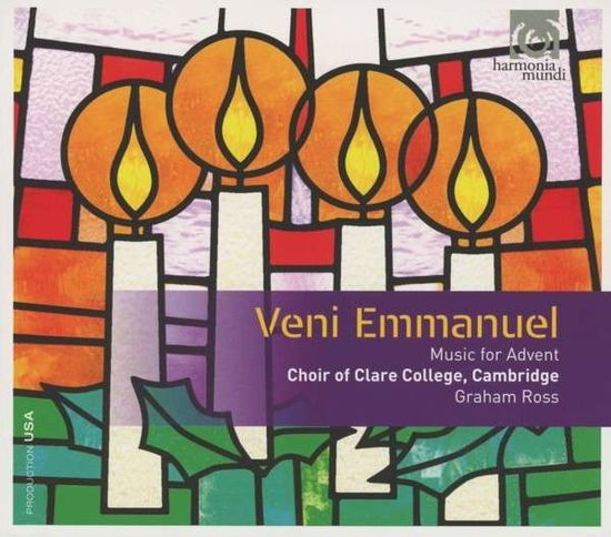 Cover for Choir Of Clare College Cambridge · Veni Emmanuel (CD) (2013)