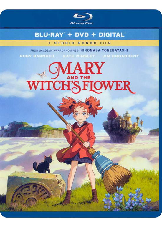 Cover for Mary &amp; the Witch's Flower (Blu-ray) (2018)