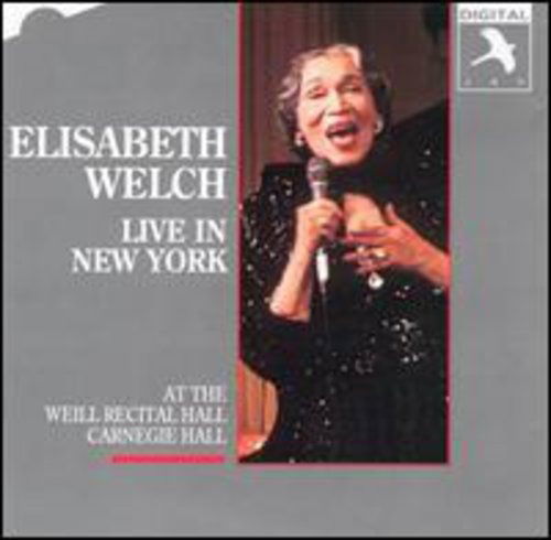 Elisabeth Welch Live In New York - Elizabeth Welch - Musik - JAY RECORDS - 0605288130922 - 12. Januar 1999