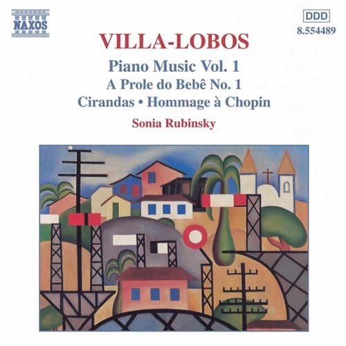 Piano Music 1 - Villa-lobos / Rubinsky - Musikk - NAXOS - 0636943448922 - 23. mars 1999
