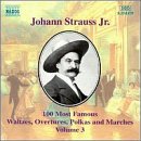 100 Most Famous Waltzes / Ovt/po - J.jr. Strauss - Music - NAXOS - 0636943451922 - June 1, 1999