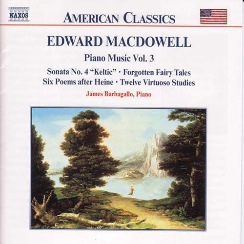 Cover for Macdowell / Barbagallo · Piano Music 3 (CD) (1999)