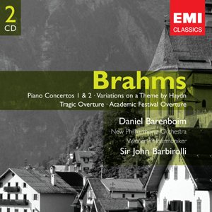 Cover for Barenboim / Vienna Philarmonic · Brahms: Piano Concertos Nos 1 &amp; 2 (CD) [Remastered edition] (2005)