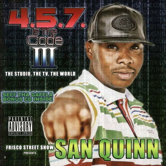 Cover for San Quinn · 457 is the Code 3 (CD) [Bonus CD, Special edition] (2006)