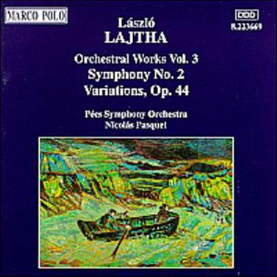 Cover for Lajtha / Pasquet / Pecs Symphony Orchestra · Orchestral Works 3 (CD) (1995)