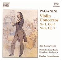 Cover for Paganini / Kaler / Gunzenhauser / Pnrso · Violin Concerti 1 &amp; 2 (CD) (1994)