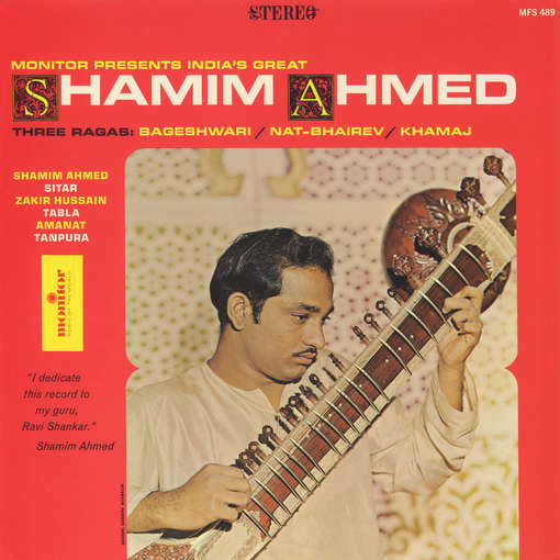 Cover for Shamim Ahmed · India's Great Shamim Ahmed: Three Ragas (CD) (2012)