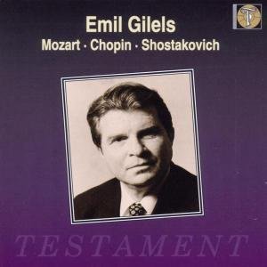 Cover for Gilels Emil · Piano Sonatas Testament Klassisk (CD) (2000)