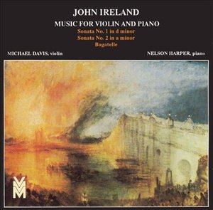 Cover for Ireland,john / Davis,michael / Harper,nelson · Sonata #1 in D Minor for Violin &amp; Piano (CD) (1995)