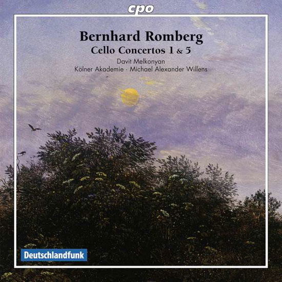 Cover for Romberg / Melkonyan / Akademie / Willens · Bernhard Romberg: Cello Concertos Nos. 1 &amp; 5 (CD) (2016)