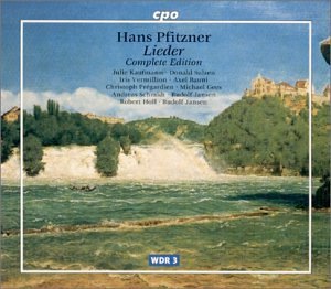 Cover for Pfitzner / Kaufmann / Vermillion / Pregardien · Lieder Complete Editions (CD) [Complete edition] [Box set] (2001)