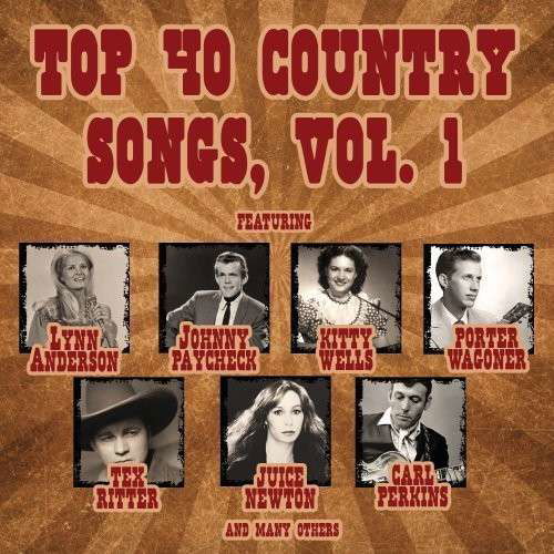 Cover for Vol.1 Top 40 Country Songs · Top 40 Country Songs Vol.1-v/a (CD) (2012)