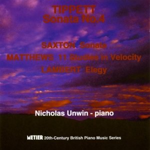 Cover for Tippett; Saxton; Matthews; Lam · British Pno Vol. 3 (CD) (1999)