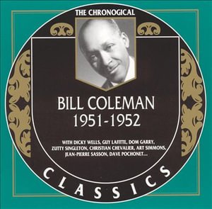 Cover for Bill Coleman · 1951-1952 (CD) (2004)