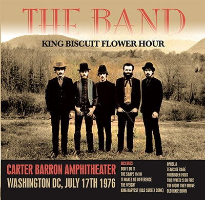 Cover for The Band · Carter Barron Amphitheater, Washington Dc, July 17th (CD) [Japan Import edition] (2018)