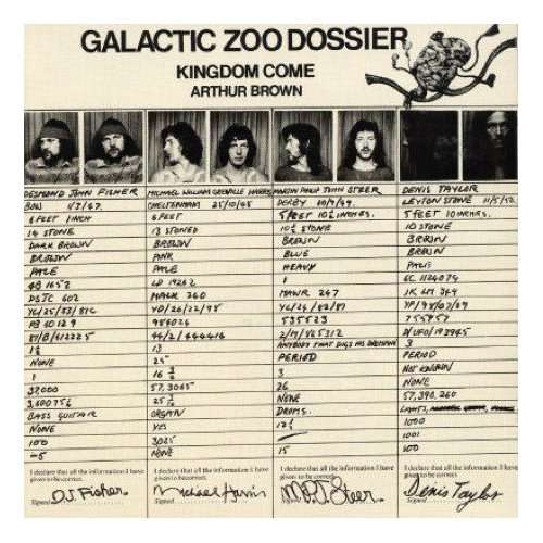 Galactic Zoo Dossier - Arthur Brown & Kingdom Come - Musique - ESOTERIC RECORDINGS - 5013929727922 - 22 février 2010