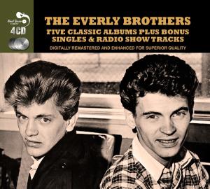 Everly Brothers (4cd Set) - Five Classic Albums + Bonus Singles & Radio Show Tracks-remastered - Everly Brothers - Muziek - REAL GONE JAZZ (H'ART) - 5036408133922 - 22 november 2022