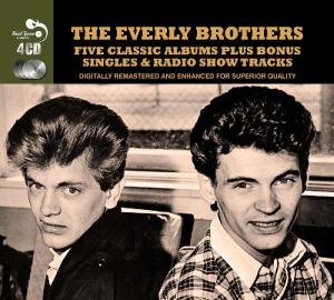 Cover for Everly Brothers · Everly Brothers (4cd Set) - Five Classic Albums + Bonus Singles &amp; Radio Show Tracks-remastered (CD) (2022)