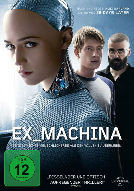 Cover for Oscar Isaac,domhnall Gleeson,alicia Vikander · Ex_machina (DVD) (2015)