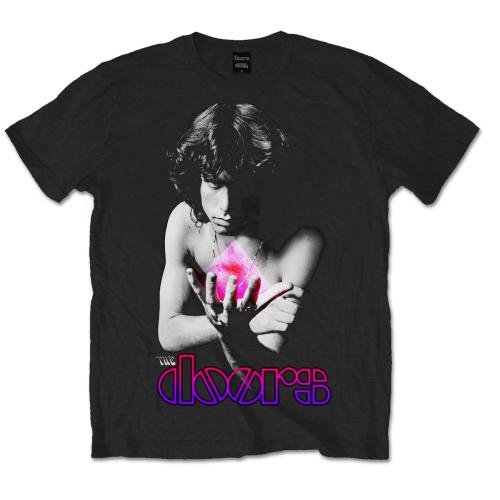 Cover for The Doors · The Doors Unisex T-Shirt: Psychedelic Jim (T-shirt) [size S] [Black - Unisex edition] (2015)