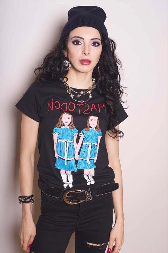 Mastodon Ladies T-Shirt: Twins - Mastodon - Merchandise - Global - Apparel - 5055295392922 - 