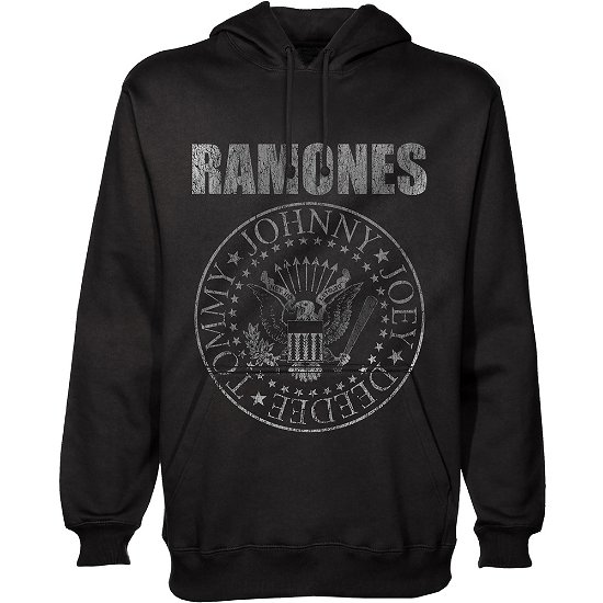 Cover for Ramones · Ramones Unisex Pullover Hoodie: Presidential Seal (Hoodie) [size XL] [Black - Unisex edition]
