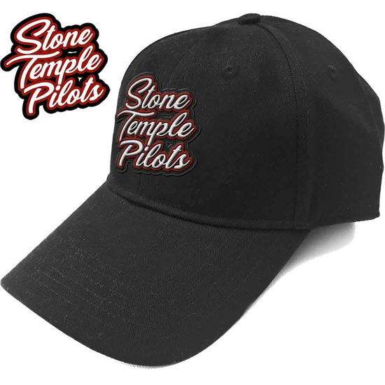 Cover for Stone Temple Pilots · Stone Temple Pilots Unisex Baseball Cap: Scroll Logo (Klær) [Black - Unisex edition]