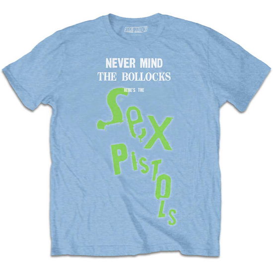 The Sex Pistols Unisex T-Shirt: Never Mind The Bollocks Drop Logo - Sex Pistols - The - Marchandise -  - 5056561023922 - 