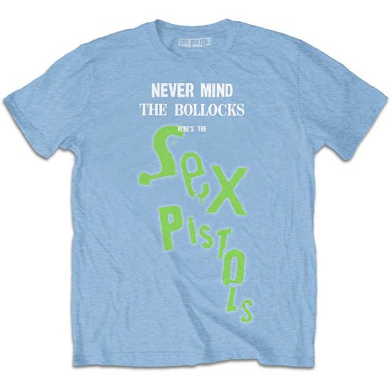 The Sex Pistols Unisex T-Shirt: Never Mind The Bollocks Drop Logo - Sex Pistols - The - Merchandise -  - 5056561023922 - 