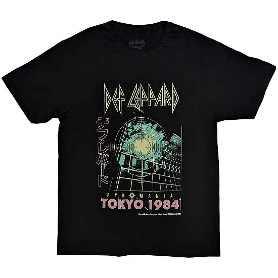 Def Leppard Unisex T-Shirt: Tokyo - Def Leppard - Merchandise -  - 5056737202922 - 