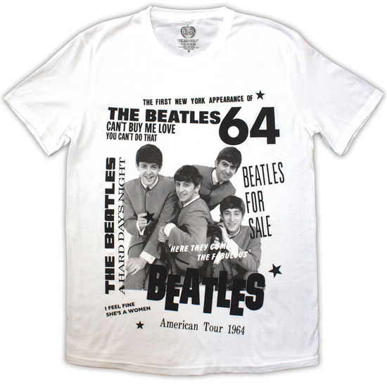 The Beatles Unisex T-Shirt: 1964 - The Beatles - Merchandise -  - 5056737299922 - November 8, 2024