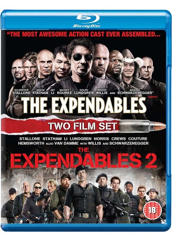 Cover for Expendables 1 &amp; 2 · The Expendables / The Expendables 2 (Blu-ray) (2013)