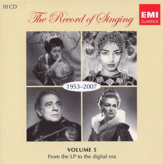 Record of Singing 1953-2007 (CD) [Box set] (2018)