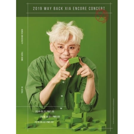 2019 WAY BACK XIA SEOUL CONCERT (3 DISC) - Xia - Musik - C-JES ENTERTAINMENT - 8809375120922 - 14. August 2019