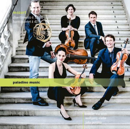 Wolfgang Amadeus Mozart: Divertimento K 563 / Horn Quintet K 407 - Kreisler Trio / Wladar / Purgina - Musik - PALADINO MUSIC - 9120040731922 - 28 december 2018