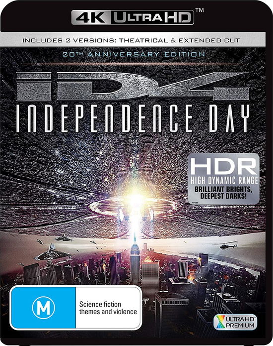 Smith, Will, Pullman, Bill, Goldblum, Jeff, Mcdonnell, Mary, Hirsch, Judd, Colin · Independence Day (20th Anniversary Edition) (4k Uhd) (4K Ultra HD) (2008)