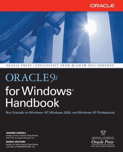 Cover for Anand Adkoli · Oracle9i for Windows Handbook (Pocketbok) (2002)